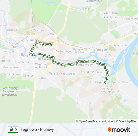 6 Light Rail Line Map