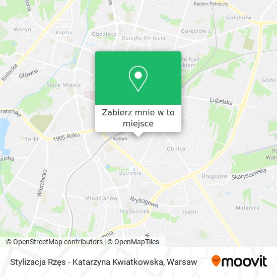 Mapa Stylizacja Rzęs - Katarzyna Kwiatkowska