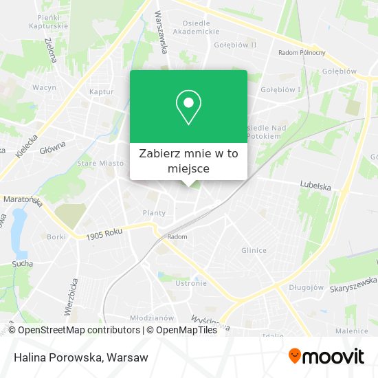 Mapa Halina Porowska