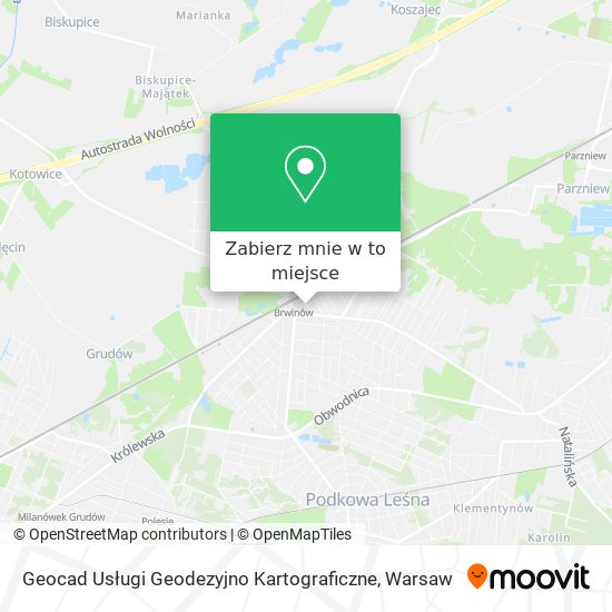 Mapa Geocad Usługi Geodezyjno Kartograficzne