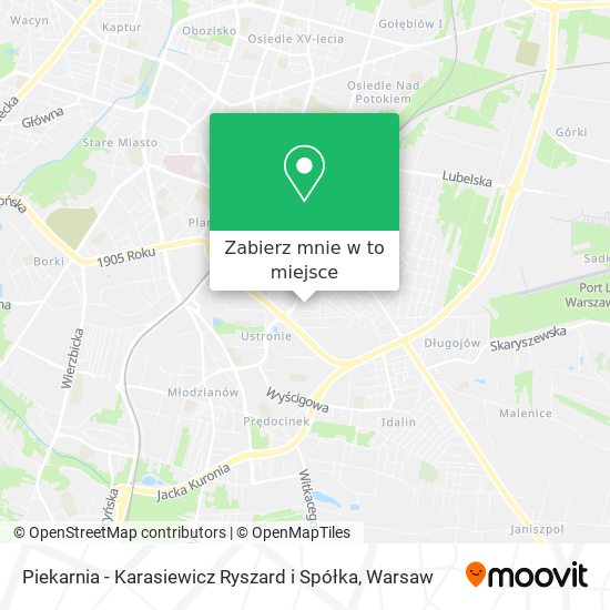 Mapa Piekarnia - Karasiewicz Ryszard i Spółka