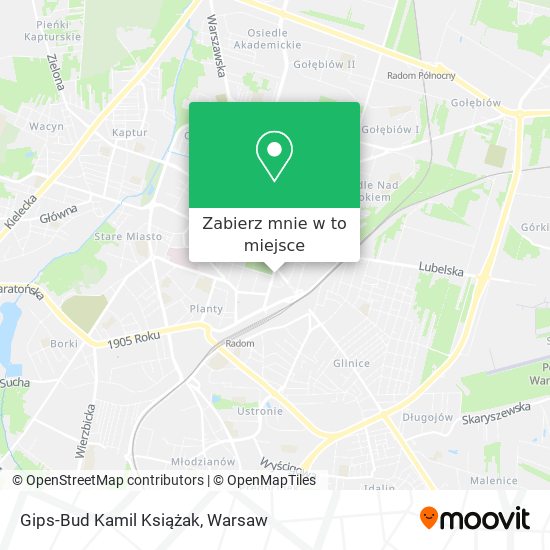Mapa Gips-Bud Kamil Książak