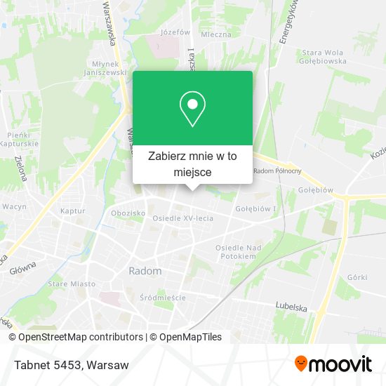 Mapa Tabnet 5453