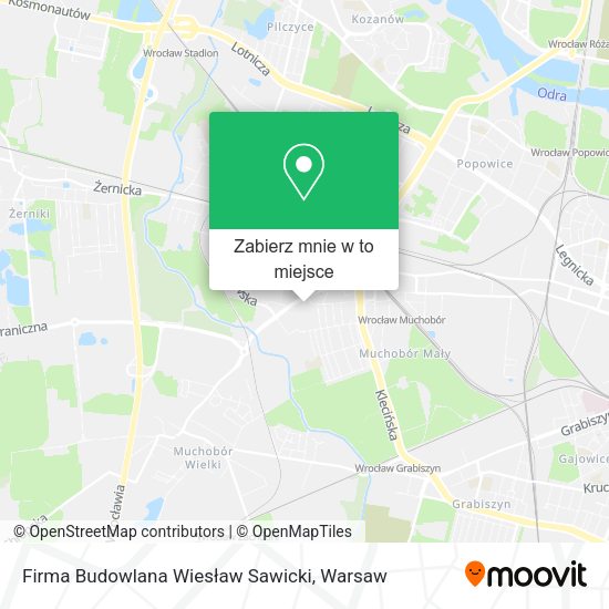 Mapa Firma Budowlana Wiesław Sawicki