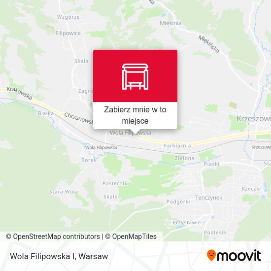 Mapa Wola Filipowska I
