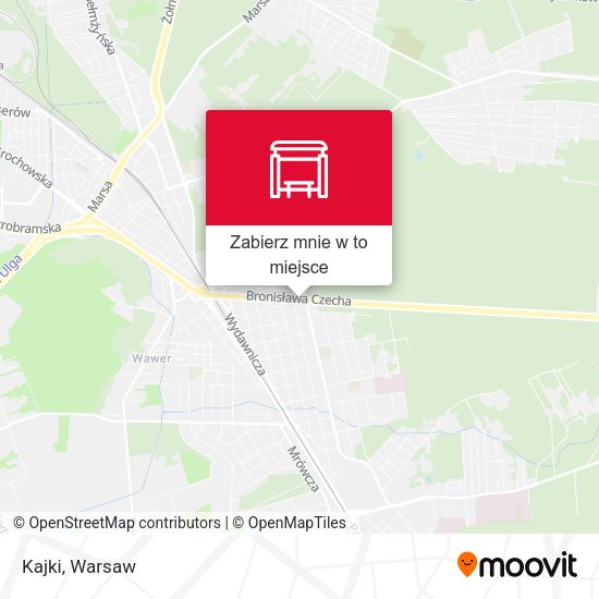 Mapa Kajki