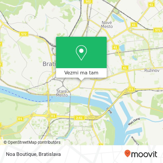 Noa Boutique mapa