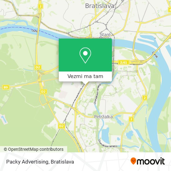 Packy Advertising mapa