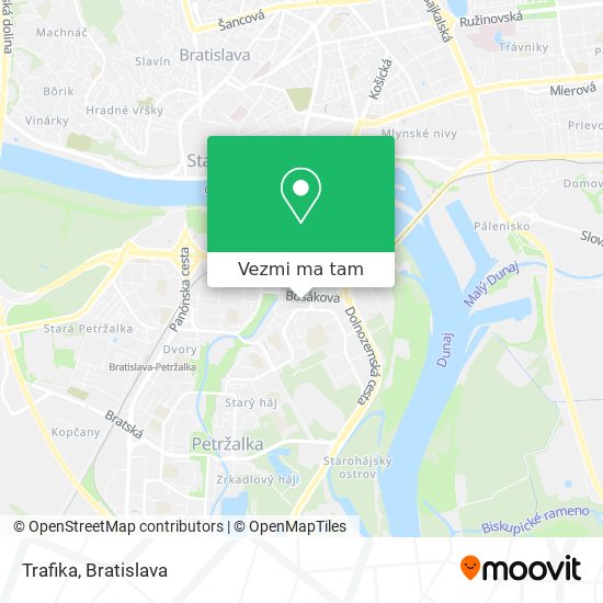 Trafika mapa