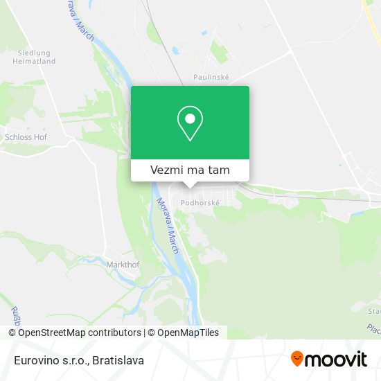 Eurovino s.r.o. mapa