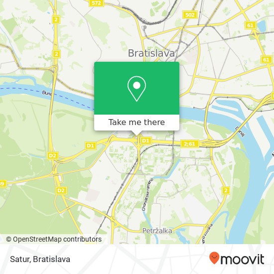 Satur mapa