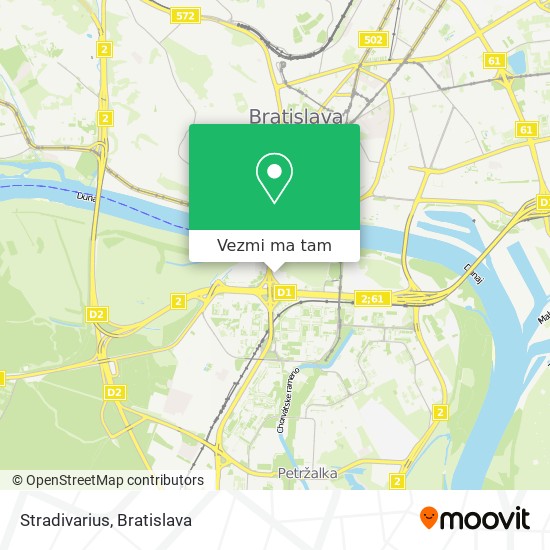 Stradivarius mapa