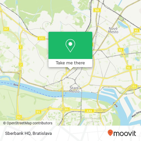 Sberbank HQ mapa