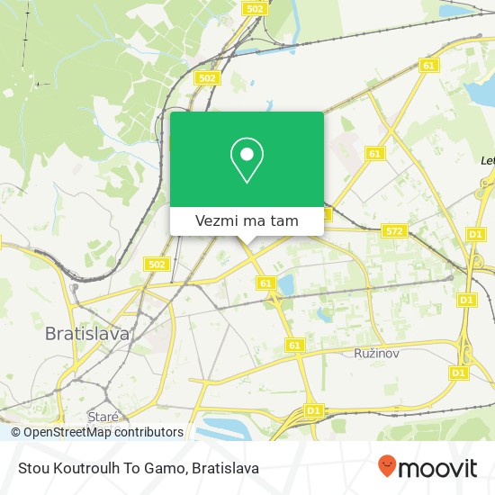 Stou Koutroulh To Gamo mapa
