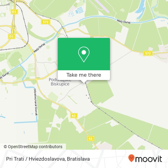 Pri Trati / Hviezdoslavova mapa