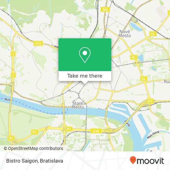 Bistro Saigon mapa