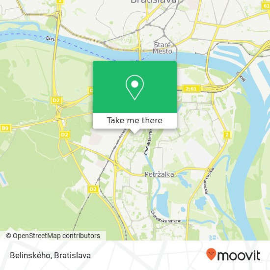 Belinského mapa