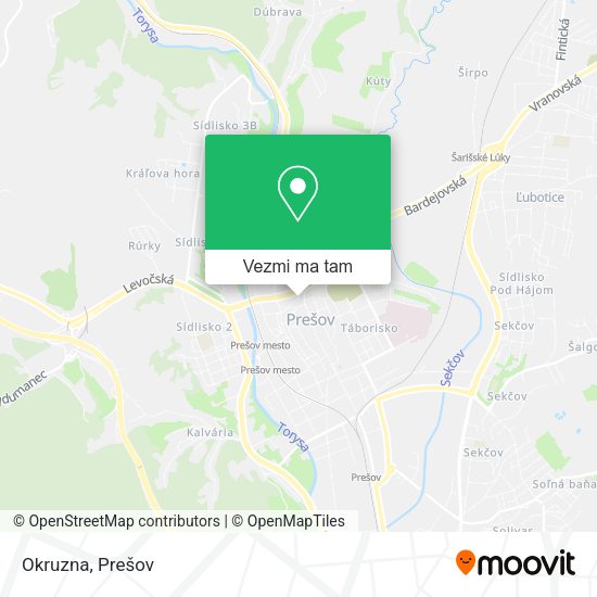 Okruzna mapa