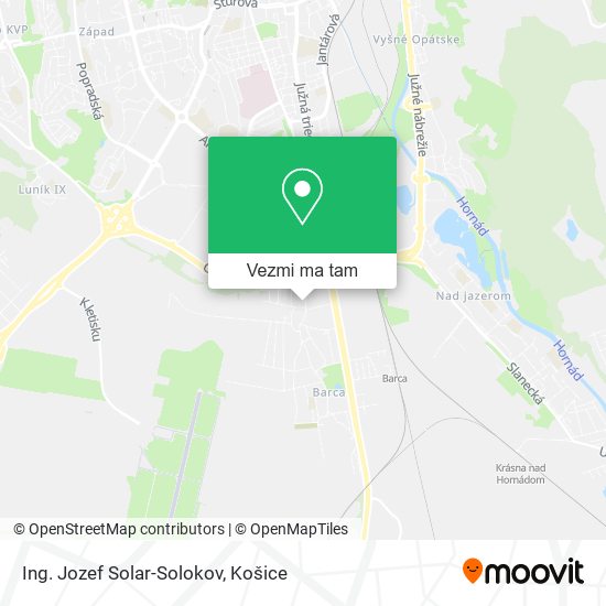 Ing. Jozef Solar-Solokov mapa
