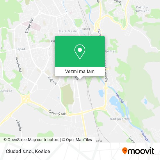 Ciudad s.r.o. mapa