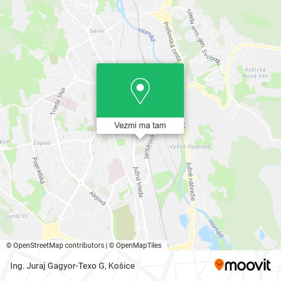 Ing. Juraj Gagyor-Texo G mapa