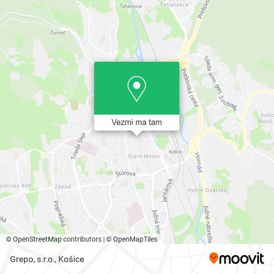Grepo, s.r.o. mapa