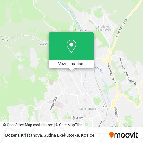 Bozena Kristanova, Sudna Exekutorka mapa