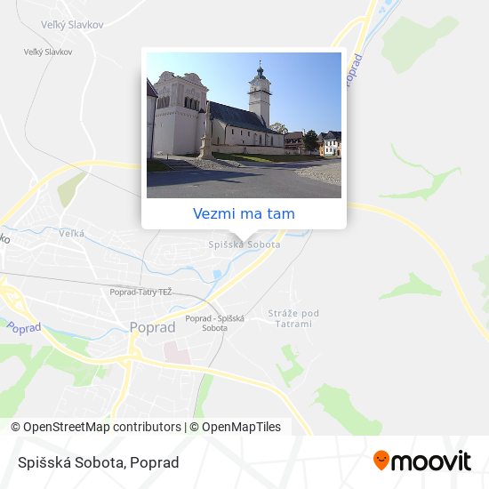 Spišská Sobota mapa