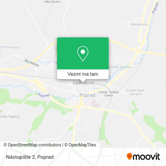 Nástupište 2 mapa