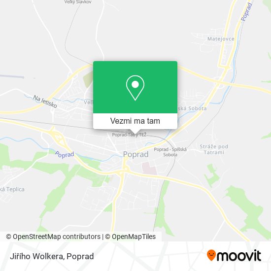 Jiřího Wolkera mapa