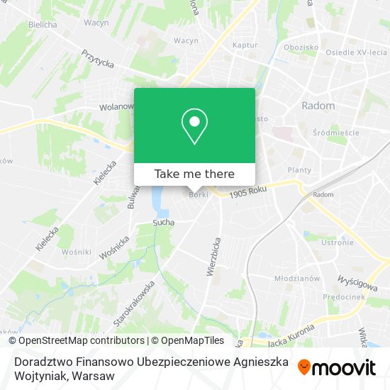 Doradztwo Finansowo Ubezpieczeniowe Agnieszka Wojtyniak map