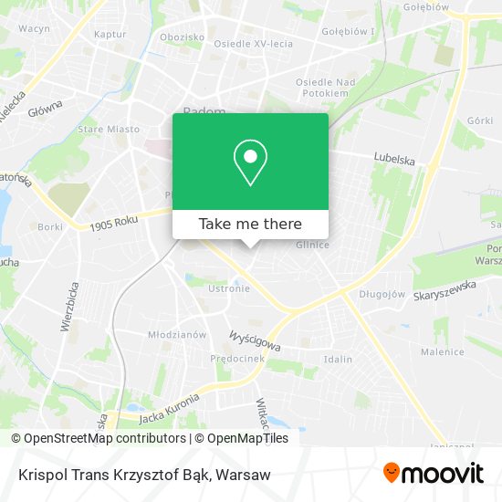 Карта Krispol Trans Krzysztof Bąk