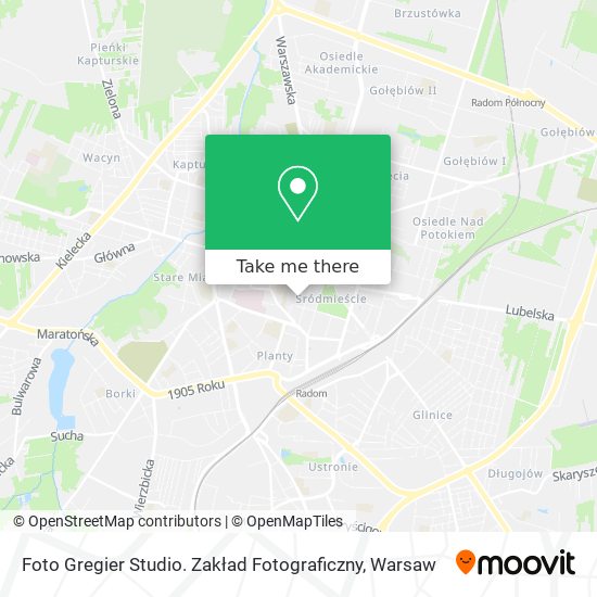 Foto Gregier Studio. Zakład Fotograficzny map