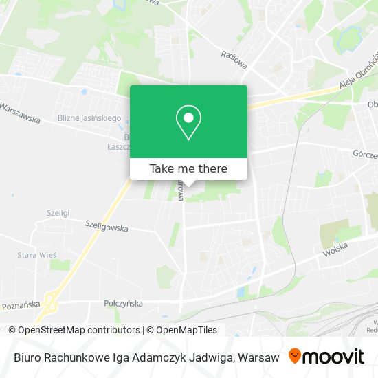 Biuro Rachunkowe Iga Adamczyk Jadwiga map