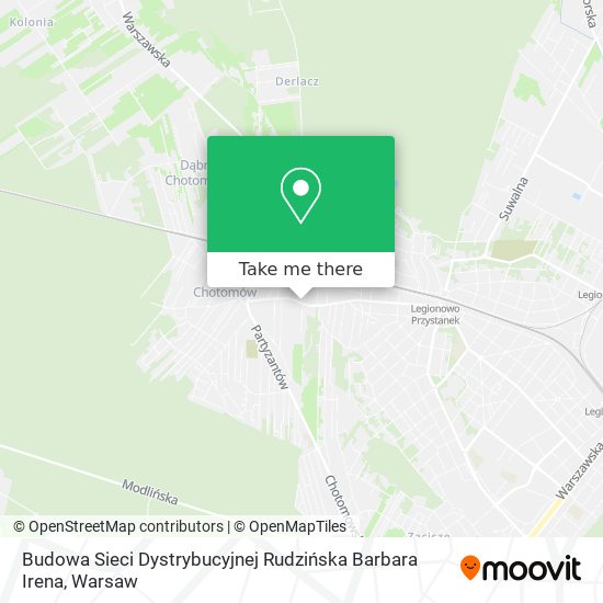 Budowa Sieci Dystrybucyjnej Rudzińska Barbara Irena map