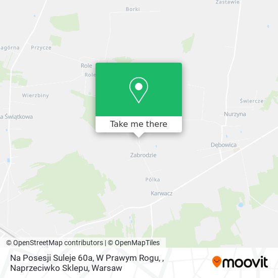 Na Posesji Suleje 60a, W Prawym Rogu, , Naprzeciwko Sklepu map