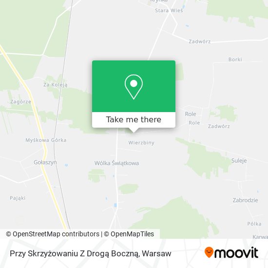 Przy Skrzyżowaniu Z Drogą Boczną map