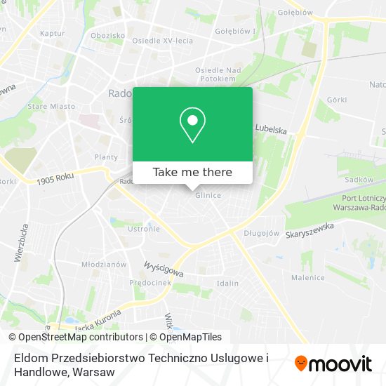 Eldom Przedsiebiorstwo Techniczno Uslugowe i Handlowe map