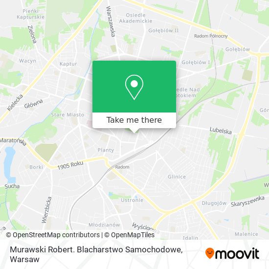 Murawski Robert. Blacharstwo Samochodowe map