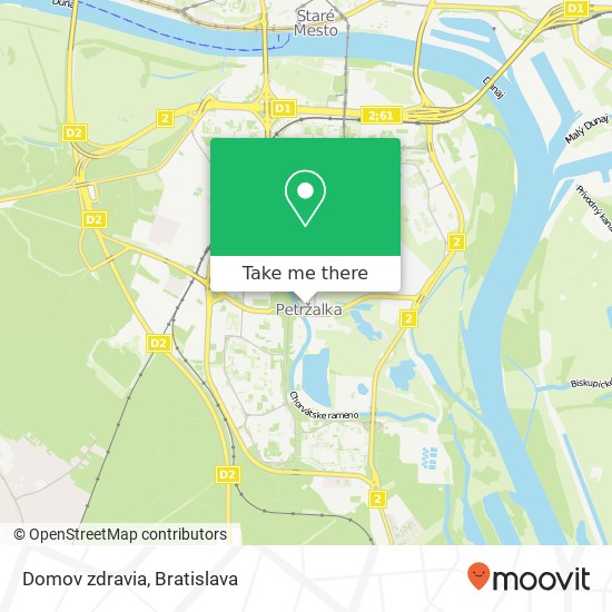 Domov zdravia map