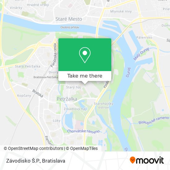 Závodisko Š.P. map