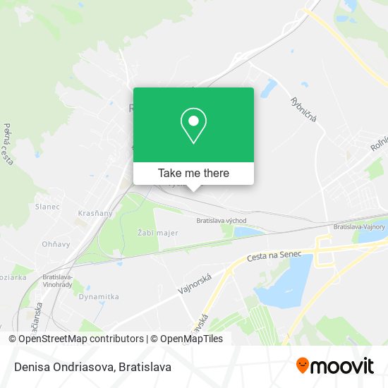 Denisa Ondriasova map