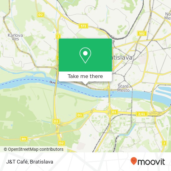 J&T Café map