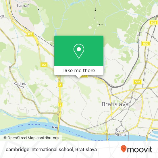 cambridge international school map