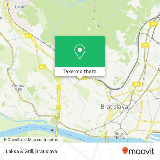 Laksa & Grill map