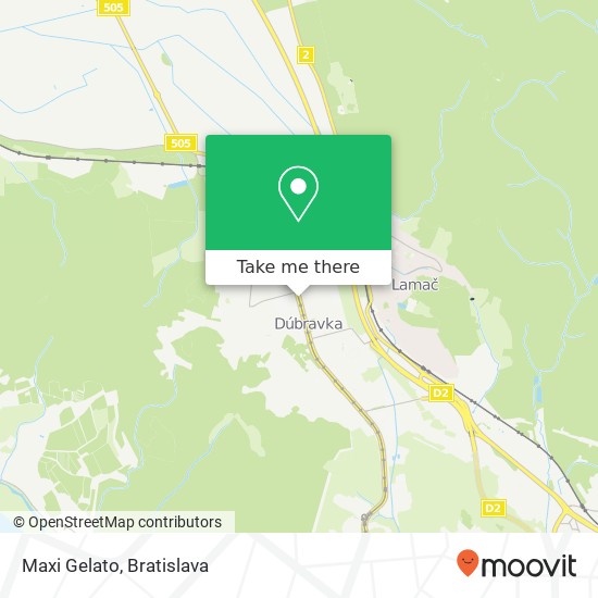 Maxi Gelato map