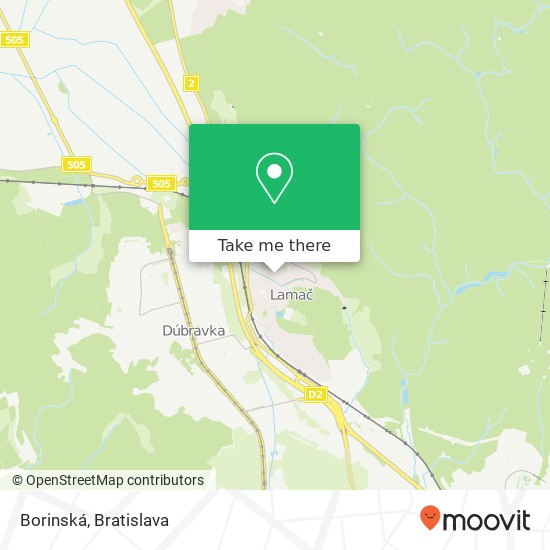 Borinská map