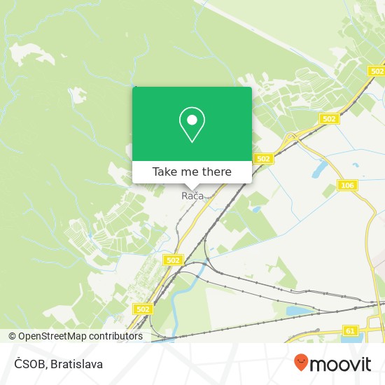 ČSOB map