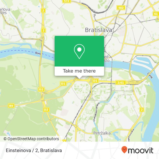 Einsteinova / 2 map