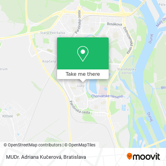 MUDr. Adriana Kučerová map
